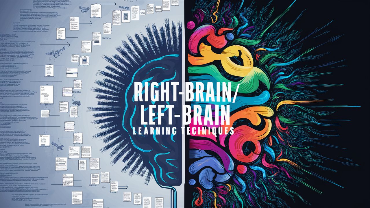 right-brain/left-brain learning techniques